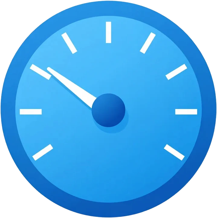 Blue speed dial pointing at zero, in MEXC colours